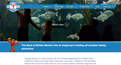 Desktop Screenshot of angleseyseazoo.co.uk
